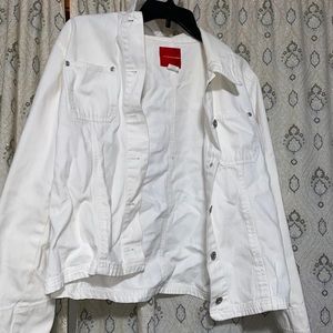 Beautiful white denim jacket